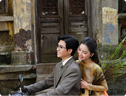 Ảnh cưới ngoài trời 1