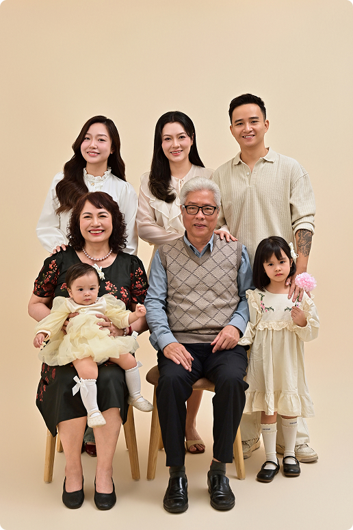 Chụp ảnh gia đình